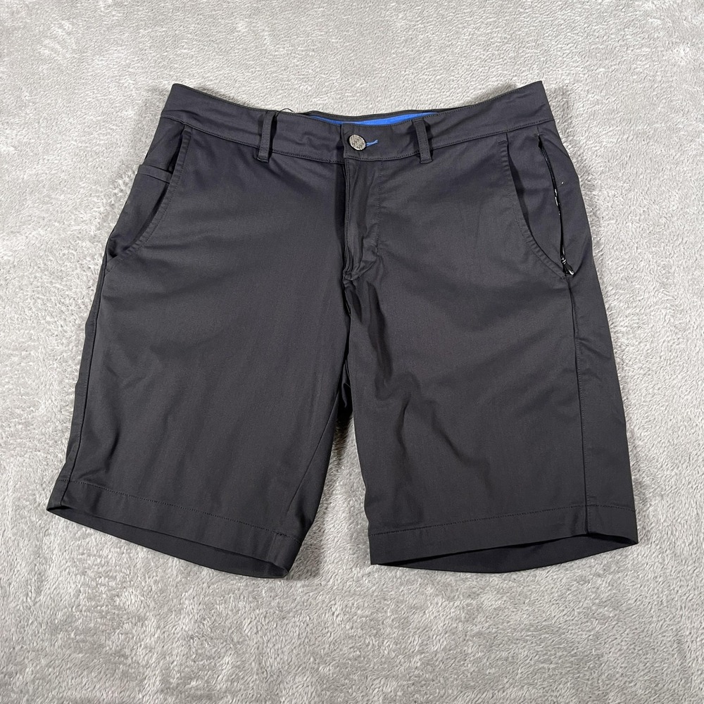 Twillory‎ Shorts Mens 30 Gray Chino Technical Performance Golf Tailored Fit